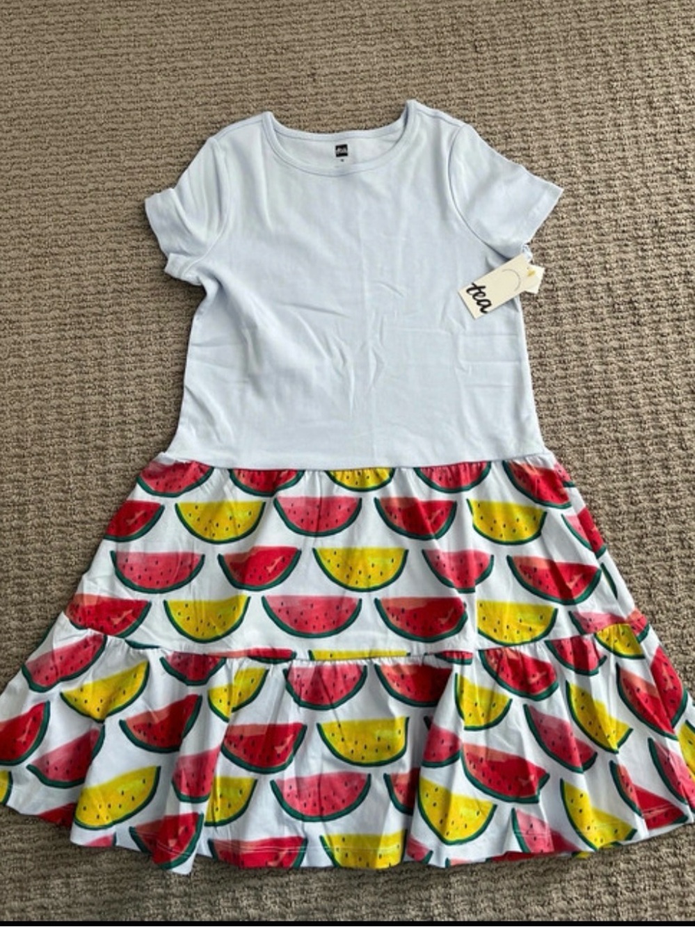 Tea Collection Watermelon Print Girls' Dress